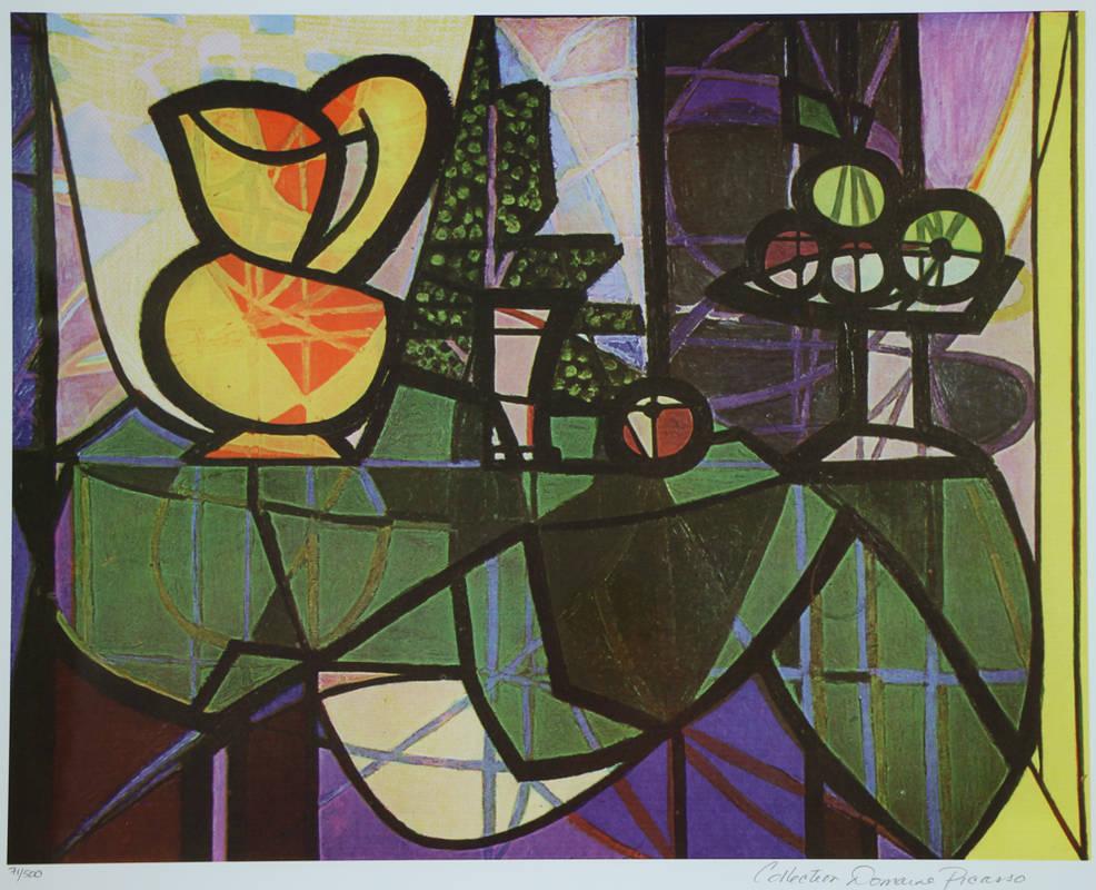 Pablo Picasso, Pitcher and Bowl of Fruit